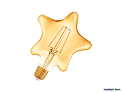 Osram Vintage 1906 LED Filament CL Star Gold 40 4.5w 824 E27