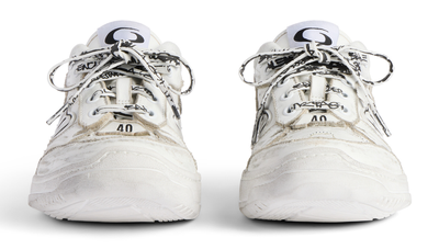 Кроссовки Balenciaga Hamptons Worn-Out White Beige