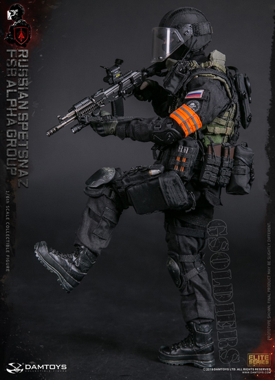 Спецназ ФСБ "Альфа" - Коллекционная ФИГУРКА 1/6 scale RUSSIAN SPETSNAZ FSB ALPHA GROUP (78064) - DAMTOYS