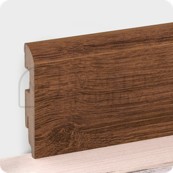 Плинтус МДФ TeckWood 75х16 Дуб бренди