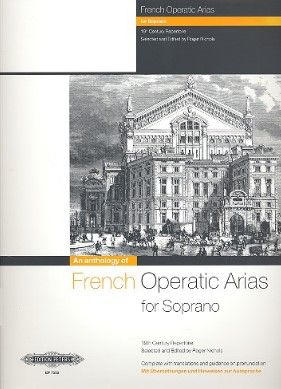 French operatic Arias repertoire for soprano and piano