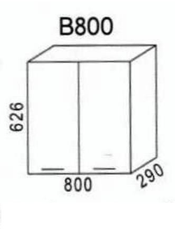 Шкаф В800 Мальва (Эра)