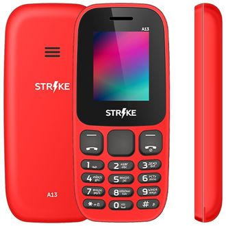 4630055249701 Мобильный телефон Strike A13 Red