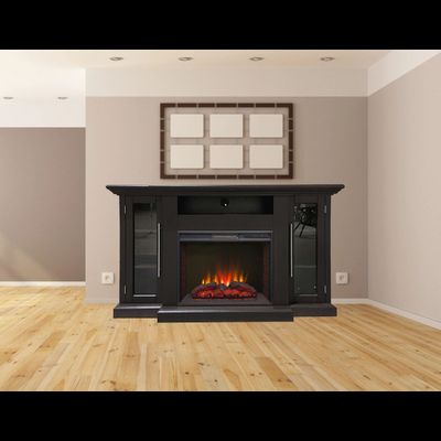 Электрокамин Элтон LUX BL с очагом Sparta 25.5 LED