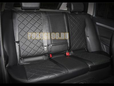 Авточехлы задняя спинка 40/60, рисунок Ромб для Skoda Octavia A5 Sd, Sw 2003-2013
