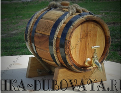 Купить дубовую бочку для коньяка 3 литра