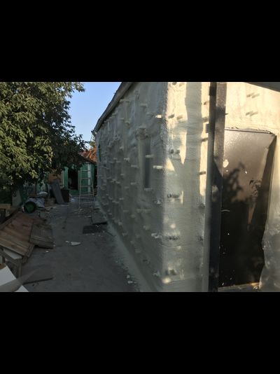 Утепление дома пенополиуретаном