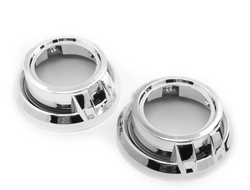 Маски MTF Light №04 для Bi-LED линз 3&quot;, хром, компл. 2шт. MK04C