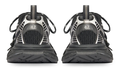 Balenciaga 3XL Worn-Out Black Silver