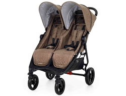 Коляска прогулочная для двойни Valco Baby Slim Twin Cappuccino