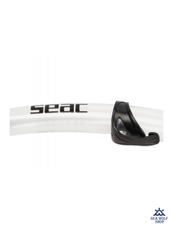 Трубка для дайвинга Seac Sub Tribe Dry Clear/black сухая