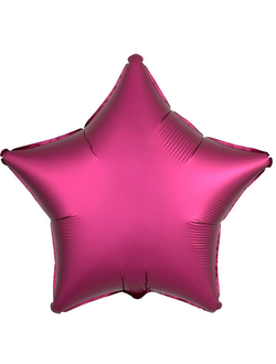 Шар Звезда, Сатин, Гранат Люкс