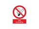 Знак безопасности ZK094 Запрещается курить! плёнка, 200х250