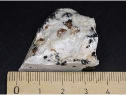 Циркон (кристаллы в породе), Россия, Южный Урал (35*31*14 мм, 20 г) №26068