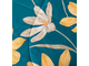 Комплект постельного белья 1.5 спальное или Евро сатин с одеялом покрывалом рисунок Цветы OB102
