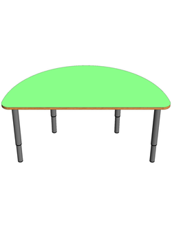 Стол полукруг