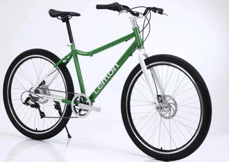 Горный велосипед Timetry TT073 7 ск 27.5" зелёный, рама 17"