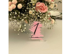 Номер на стол "Акриловые"