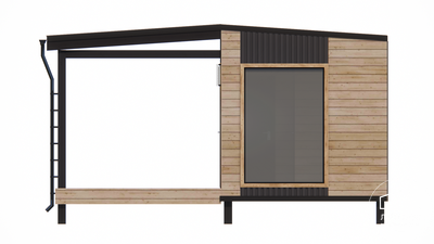 Модуль дома "Фиеста" (с крытой террасой)