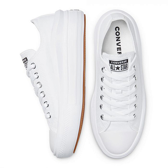 Кеды Converse Chuck Taylor Move на платформе белые