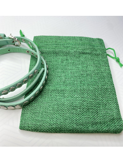 МЕШОЧЕК лён "КЛАССИКА", 12*15 см, ЦВЕТ зелёный