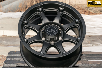 Комплект дисков R17 9,0J ET+12 6*139,7 Black Rhino Glamis Черный матовый (R696)