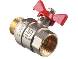 Кран шаровый 3/4" г/ш бабочка [5368]