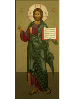 Образ Господа Вседержителя (Спасителя). Рукописная икона.