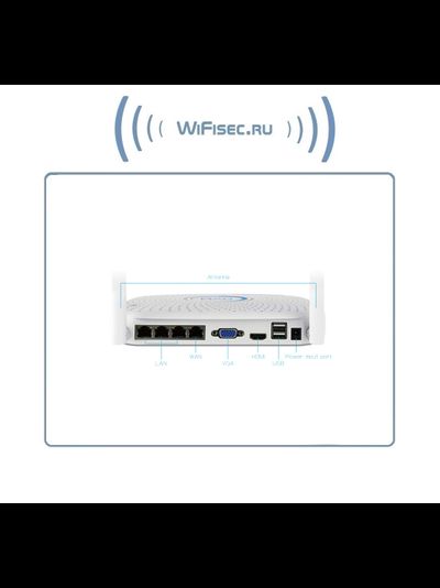 PX-KIT-PG420-20W. Комплект уличного WiFi/LAN видеонаблюдения, видеорегистратор с WiFi модулем и 4 беспроводные видеокамеры, Full HD (4 порта RJ45) (freeip)