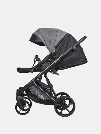 Коляска 2в1 Riko Basic Yoga 01 Графит