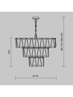 Подвесной светильник Puntes, MOD043PL-18G
