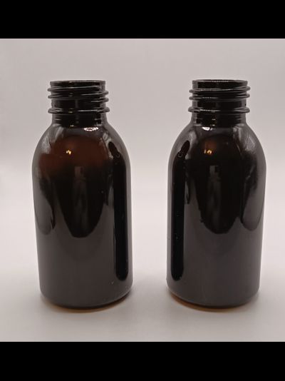 Флакон ПЭТ 100мл/28мм, коричневый, арт.1169