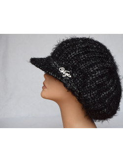 Объемная зимняя вязаная кепка для женщин Vizio Италия  фото