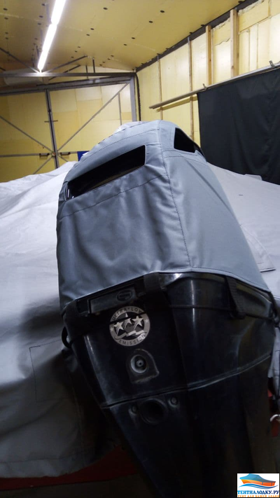 Чехол на капот Меркурий 60  л.с. - 4 такта, серый 1 шт