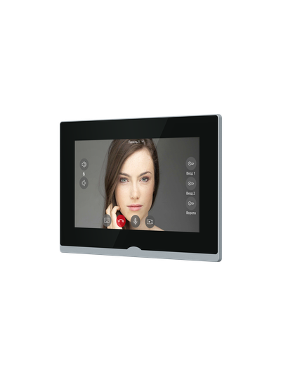 Novicam IMPULSE 7 IP WIFI BLACK - IP видеодомофон с сенсорным дисплеем 7", c переадресацией на смартфон с DVR (Smart Life/Tuya Smart)