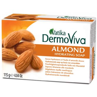 Увлажняющее мыло с Миндалем Vatika Dermoviva Almond Soap, 115 гр