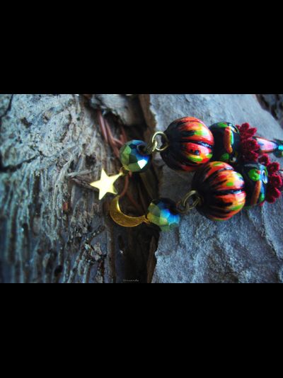 "Колыбельная с острова Кваковки", волшебные серьги с лягушками, тыковками и хрустальными бусинами