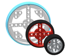 Колеса цельные  (неразборные)