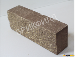 Кирпич полуторный ЕВРО "Шуба". Шоколад. Кирпичный завод Брик Филд