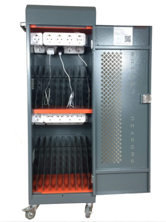 Тележка с розетками для зарядки 20 планшетов