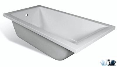 Ванна Эстет Дельта 180 x 80 см, прямоугольная каменная
