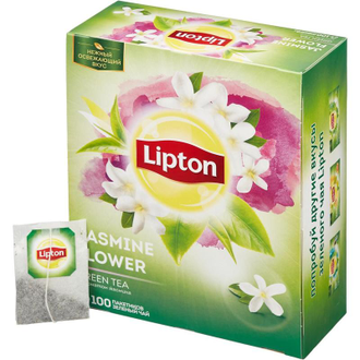 Чай Lipton Jasmine Flower зеленый 100 пакетиков