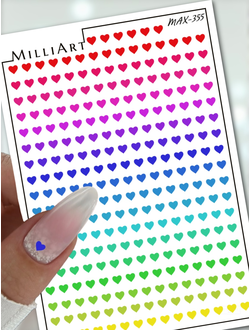 Слайдер-дизайн MilliArt Nails MAX-355