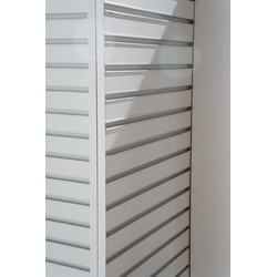 (ЭИАСО0900) Стенд со слотпанелью островной "QUADRO"