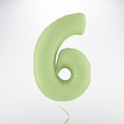 Цифра фольгированная, олива (102см)