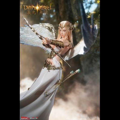 ПРЕДЗАКАЗ - Светлая эльфийка-ангел - Коллекционная фигурка 1/6 Dawn Angel (White) (PL2025-233A) - TBLeague ?ЦЕНА: 25700 РУБ.?