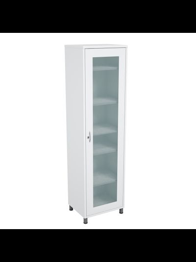 Шкаф-витрина медицинский металлический ШВМр-1.1