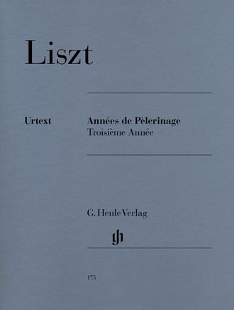 Liszt Annees de Pelerinage, Troisieme Annee