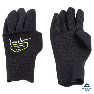 Перчатки неопреновые 2мм Marlin ULTRASTRETCH black р.M