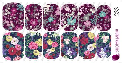 Слайдер-дизайн 233 - Цветы на темном фоне